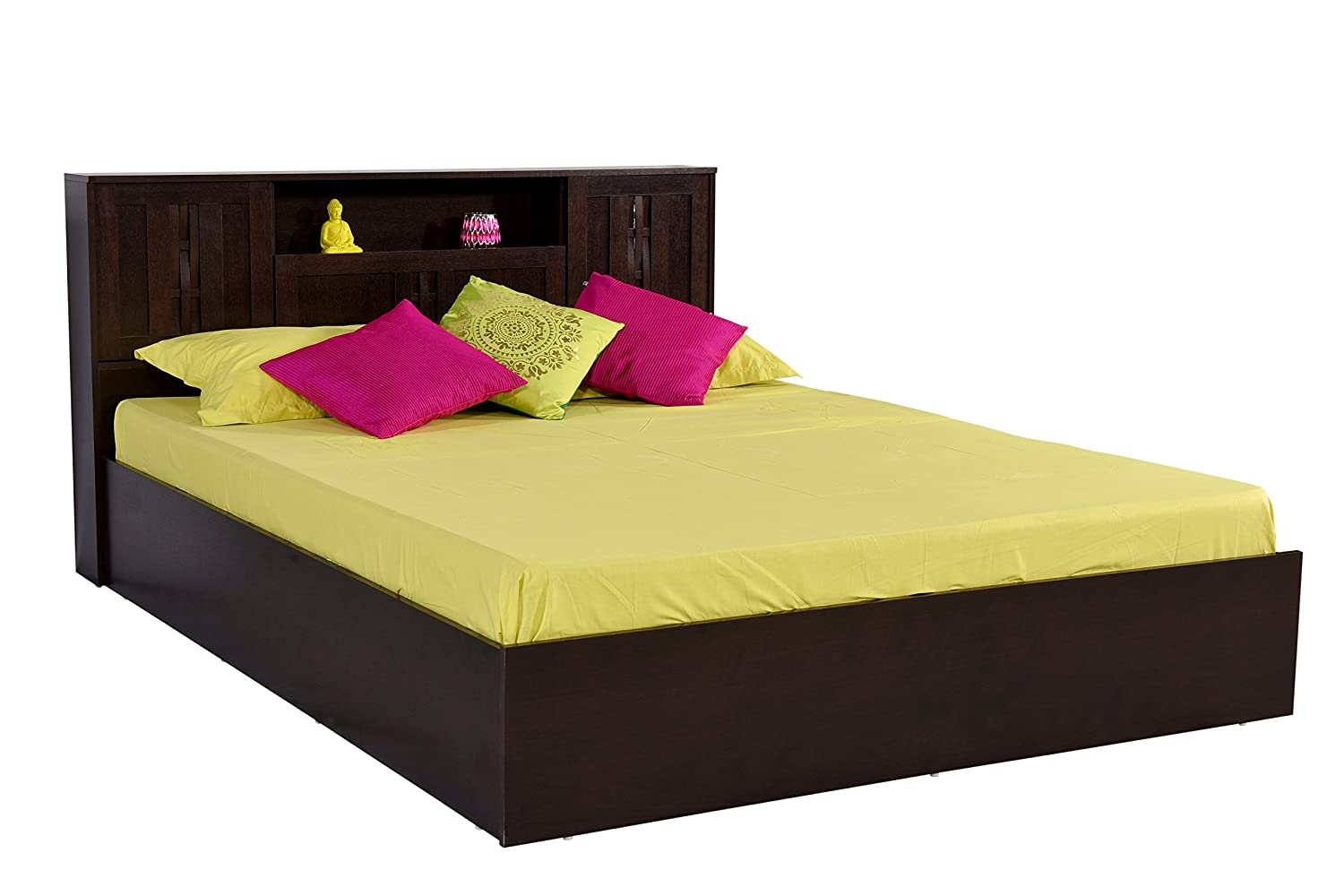 Induscraft Solid Wood King Bed With Storage